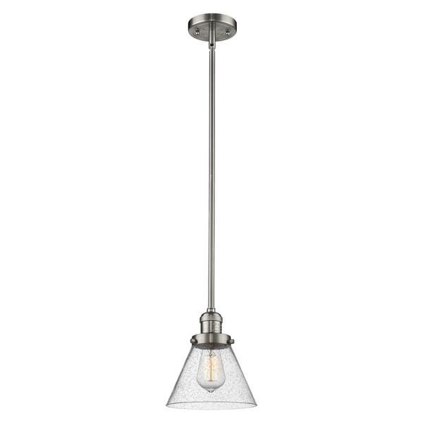 Innovations Lighting One Light Vintage Dimmable Led Pendant 201S-SN-G44-L-LED